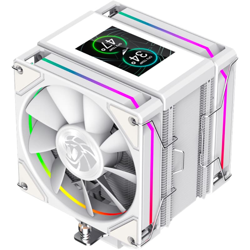 Кулер процессорный GAMEMAX SIGMA 620 WH Дополнительно 2.8'' LCD дисплей; TDP до 245 Вт