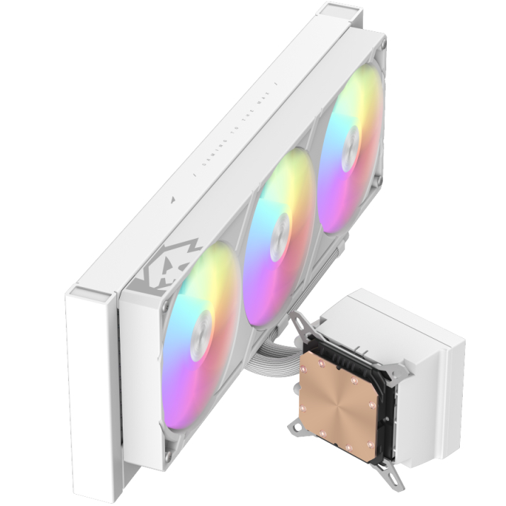 Внешний вид Система водяного охлаждения GAMEMAX GLACIER 360 LCD WH