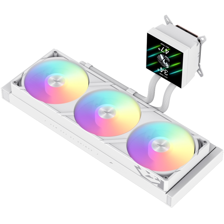 Система водяного охлаждения GAMEMAX GLACIER 360 LCD WH Для сокета LGA1851