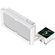 Система водяного охлаждения GAMEMAX GLACIER 240 LCD WH, TDP 280W