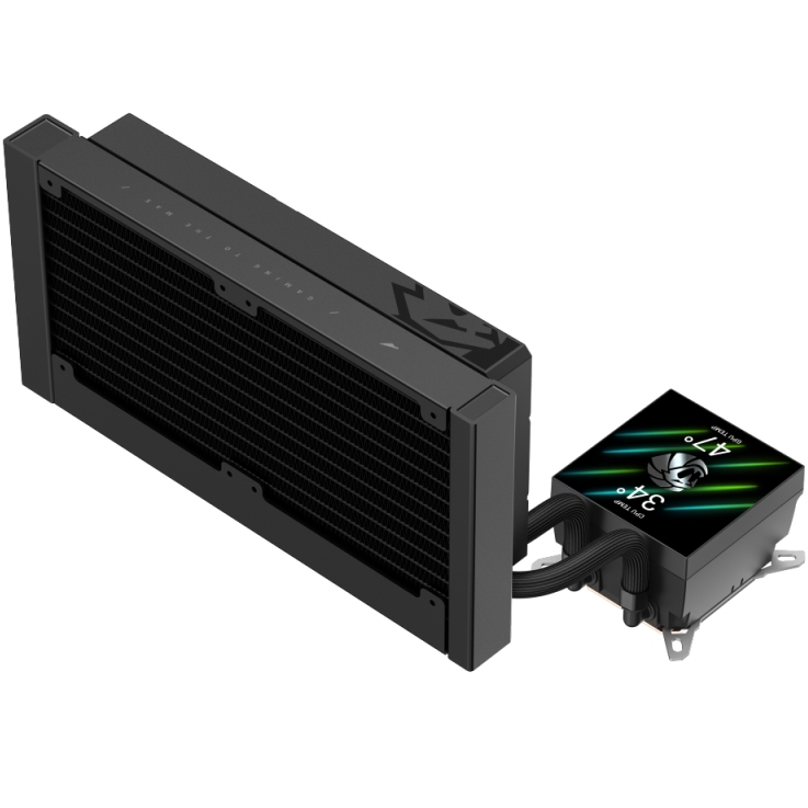 Заказать Система водяного охлаждения GAMEMAX GLACIER 240 LCD BK