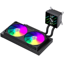 Система водяного охлаждения GAMEMAX GLACIER 240 LCD BK