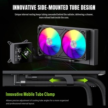 Система водяного охлаждения GAMEMAX GLACIER 240 LCD BK