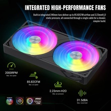 Система водяного охлаждения GAMEMAX GLACIER 240 LCD BK