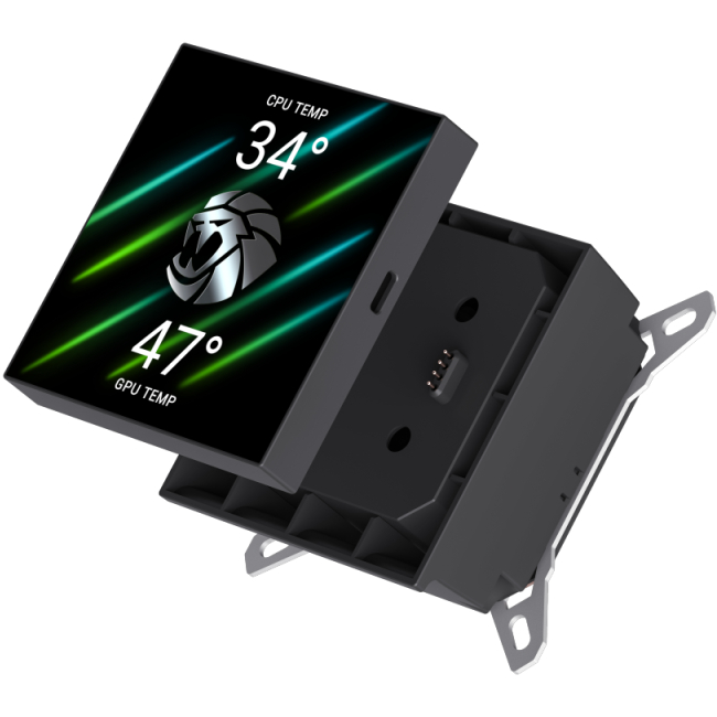 Изображение Система водяного охлаждения GAMEMAX GLACIER 240 LCD BK