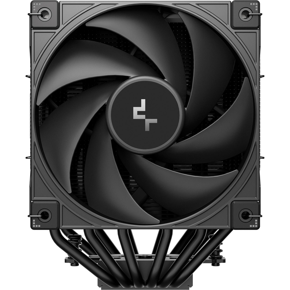 Кулер процесорний DEEPCOOL AK620 G2 NYX Black (R-AK620G2-BKNNMN-GJD-1) Додатково 4-сегментний цифровий екран (температура, завантаження, потужність, частота CPU); DeepCreative з ІІ-алгоритмом для авто регулювання швидкості вентиляторів; керування через ПО DeepCool (потрібно USB 2.0)