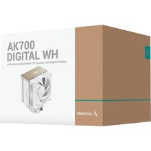 Кулер процесорний DEEPCOOL AK700 Digital WH (R-AK700-WHNDMN-GJD)