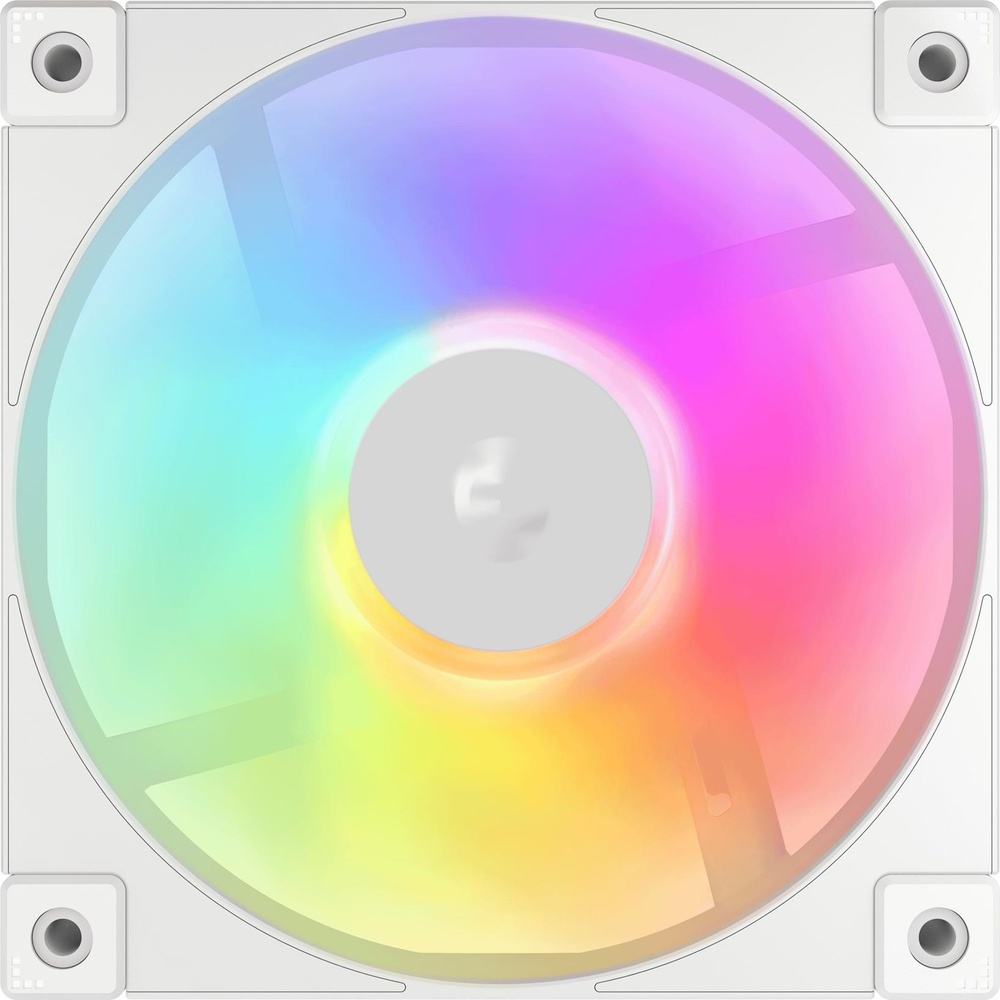 Кулер корпусний DEEPCOOL FD12 ARGB WH-3 IN 1 (R-FD12-WHAPN3-G) Додатково комплект 3 шт.; ARGB підсвічування; тиск 2.56 мм H2O