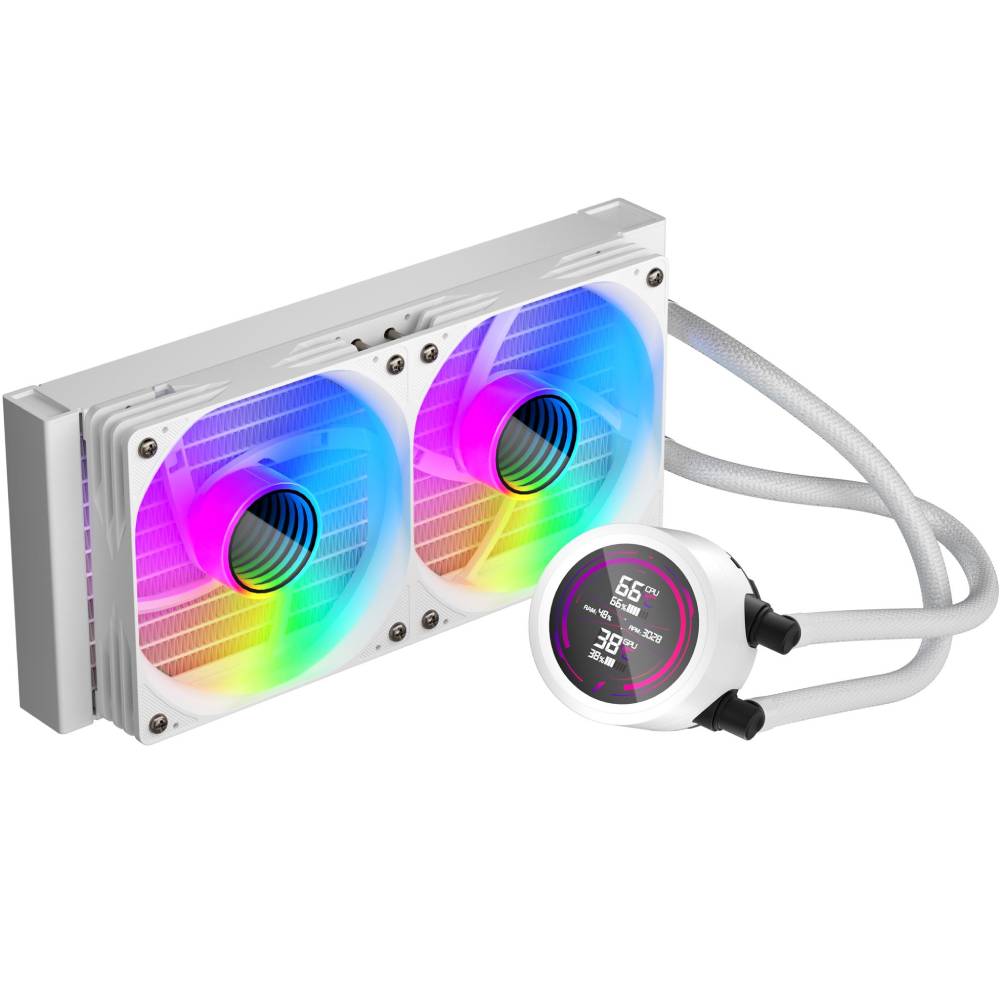 Система водяного охлаждения 1STPLAYER TS4-240 White (TS4-240-WH) Назначение для процессора