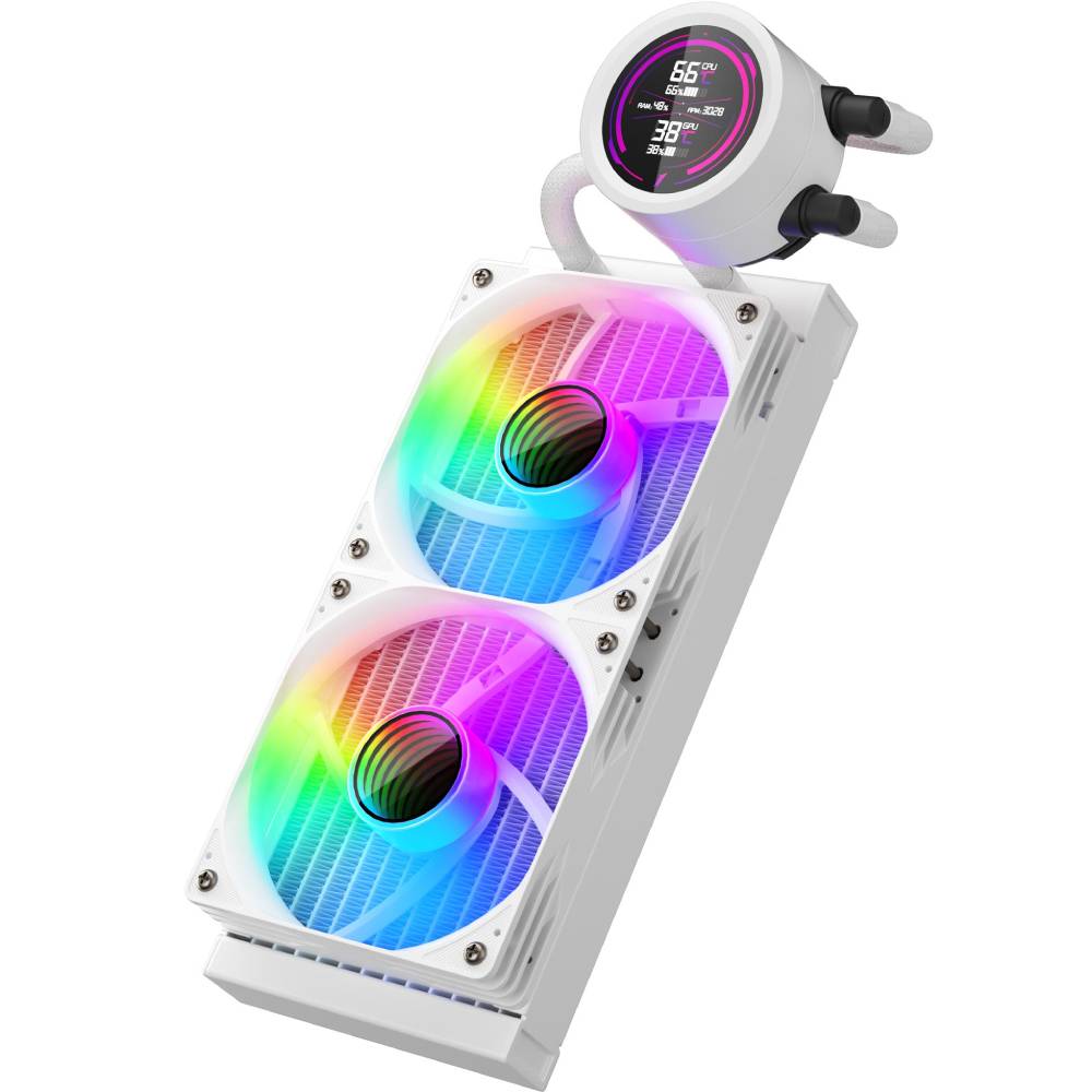 Система водяного охлаждения 1STPLAYER TS4-240 White (TS4-240-WH) Для сокета 1155