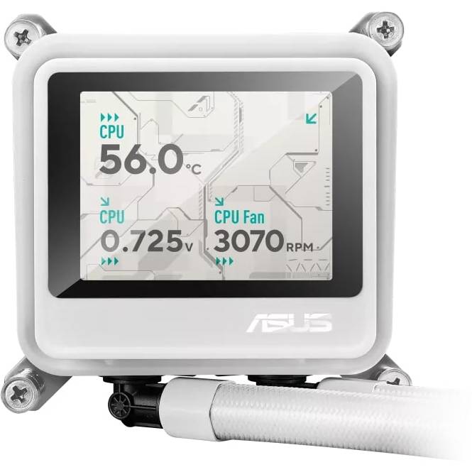 Фото Система водяного охлаждения ASUS Max Gaming LC 360 ARGB LCD White (90RC01G2-B0EAY0)