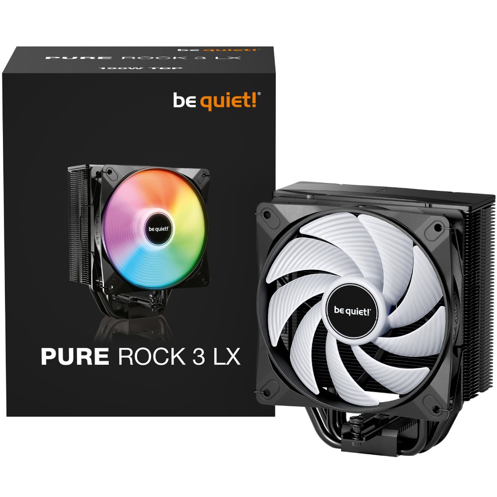 Внешний вид Кулер процессорный BE QUIET! Pure Rock 3 LX Black (BK040)