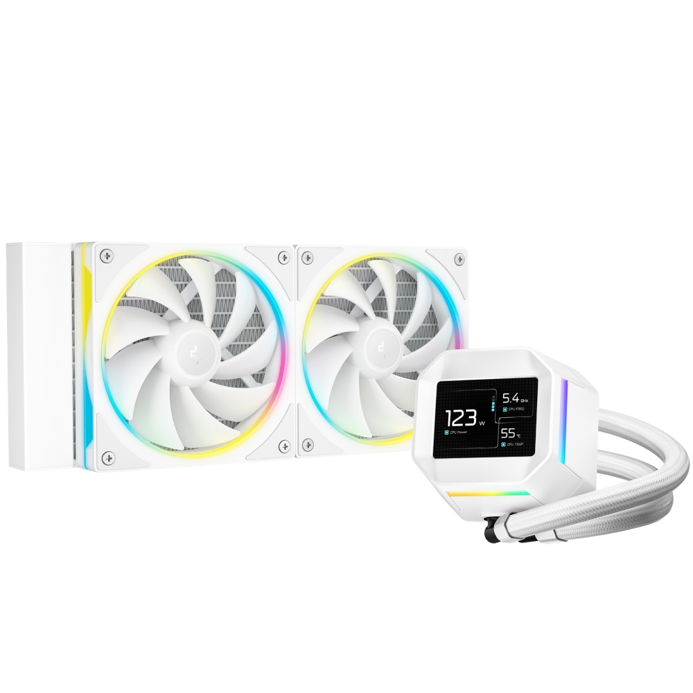 Система водяного охолодження DEEPCOOL LM240 WH (R-LM240-WHDMMC-1)