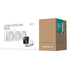 Система водяного охлаждения DEEPCOOL LQ360 Ultra ARGB WH (R-LQ360-WHASMC-G-1)