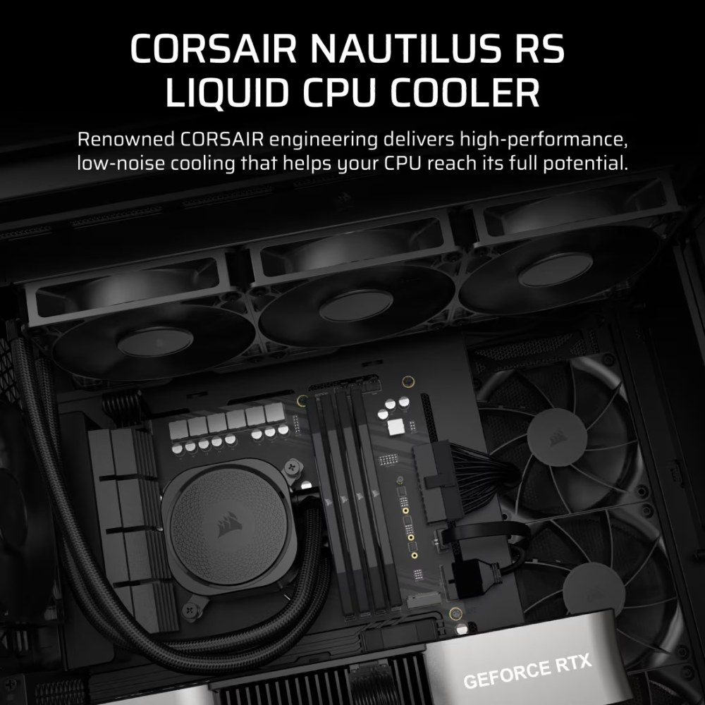 Зображення Система водяного охолодження CORSAIR Nautilus 360 RS (CW-9060089-WW)