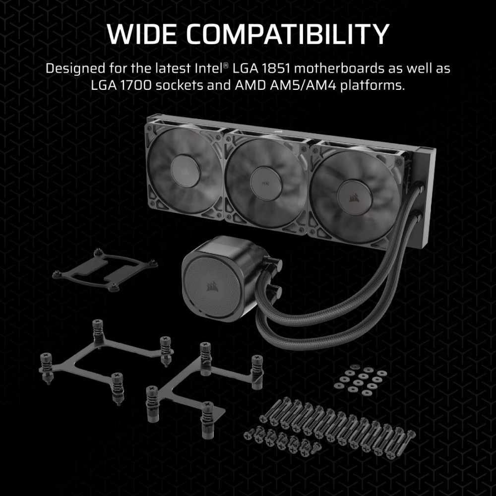 Огляд Система водяного охолодження CORSAIR Nautilus 360 RS (CW-9060089-WW)