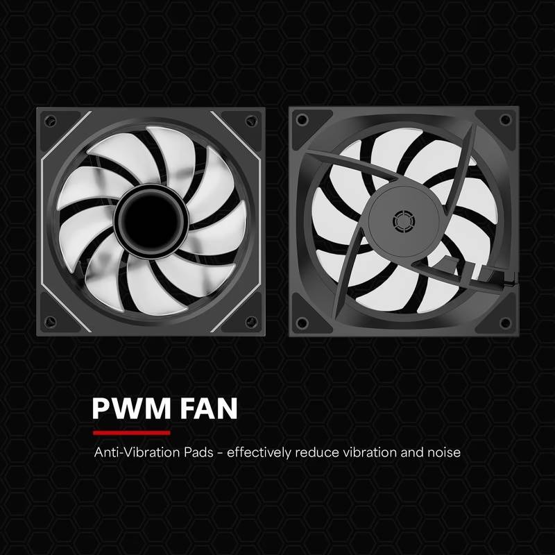 Кулер корпусний XILENCE 120mm XPF120U.ARGB Retail Box (XF076) Діаметр вентиляторав, мм 120