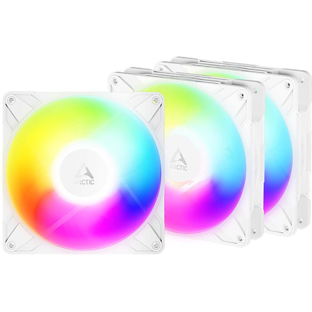 Набор кулеров корпусных ARCTIC P14 Pro Reverse A-RGB (3-Fan Pack) White (ACFAN00328A) Конструкция системы охлаждения кулер