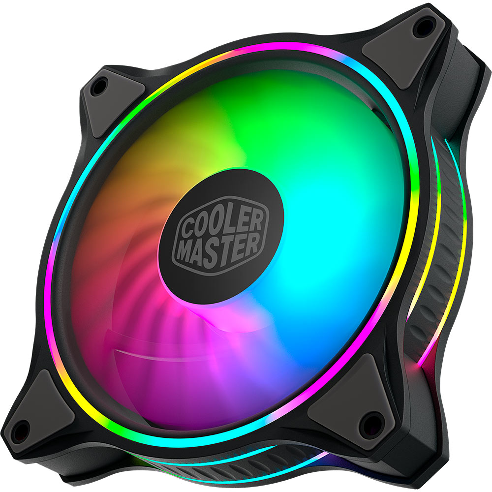 Кулер корпусный COOLERMASTER MasterFan MF120 Halo (MFL-B2DN-18NPA-R1) Подшипник скольжения