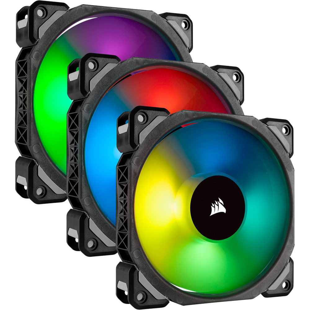 

Корпусный кулер CORSAIR ML120 Pro RGB 3 Fan Pack черный (CO-9050076-WW), ML120 Pro RGB 3 Fan Pack (CO-9050076-WW) черный