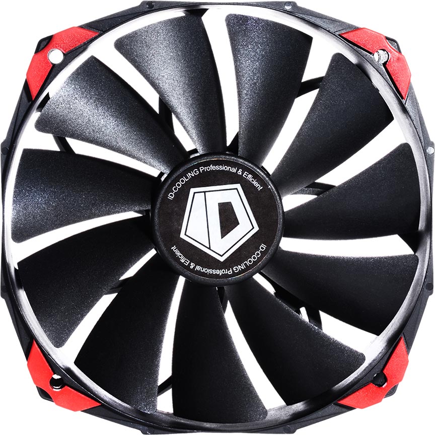 

Корпусный кулер ID-COOLING NO-14025K, NO-14025K, 140x140x25мм, 4-pin PWM