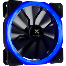 Дніпро - Кулер корпусний VINGA LED fan-01 blue