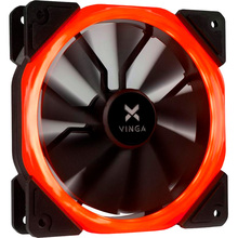 Кулер корпусний VINGA LED fan-01 red