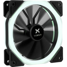 Кулер корпусний VINGA LED fan-02 white