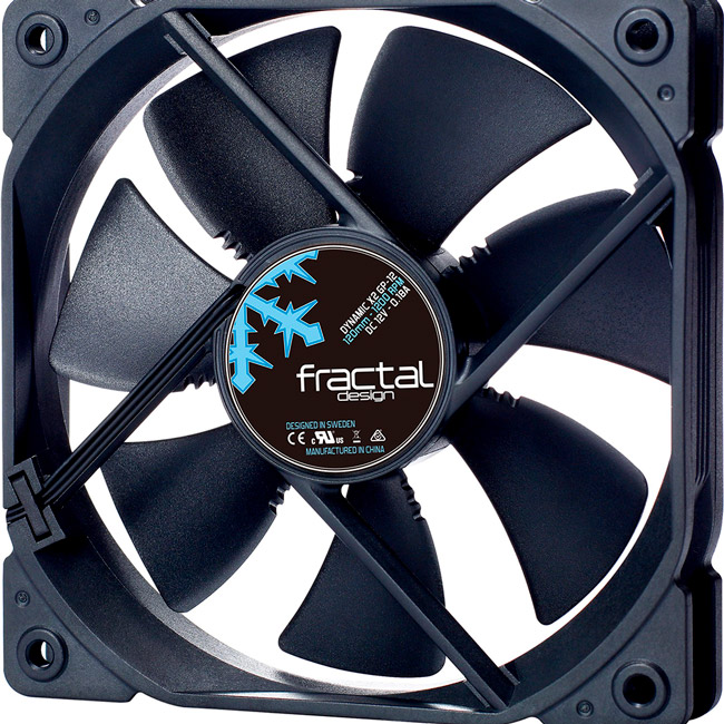 Кулер корпусный FRACTAL DESIGN Dynamic X2 GP-12 Black (FD-FAN-DYN-X2-GP12-BK)