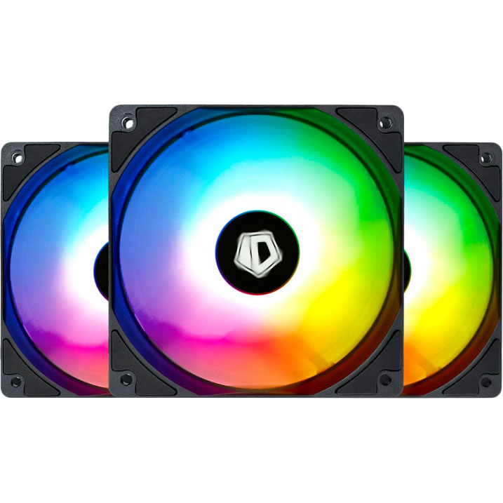 

Кулер ID-COOLING XF-12025-ARGB-TRIO 120 x 120 x 25 мм 4-pin PWM, XF-12025-ARGB-TRIO 120x120x25мм, 4-pin PWM