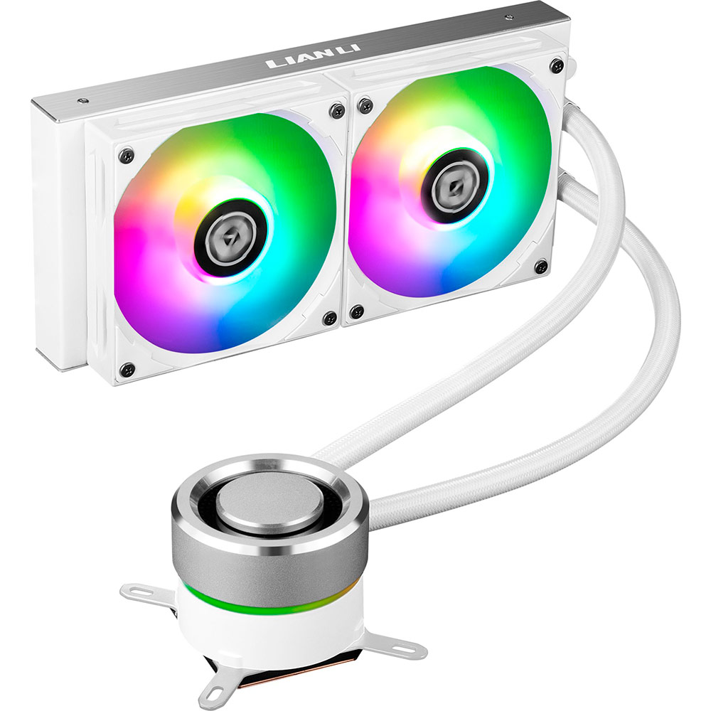 

Система водяного охлаждения Lian Li Galahad AIO 240 White Liquid Cooler with RGB (G89.GA240A.00), Galahad AIO 240 White with RGB