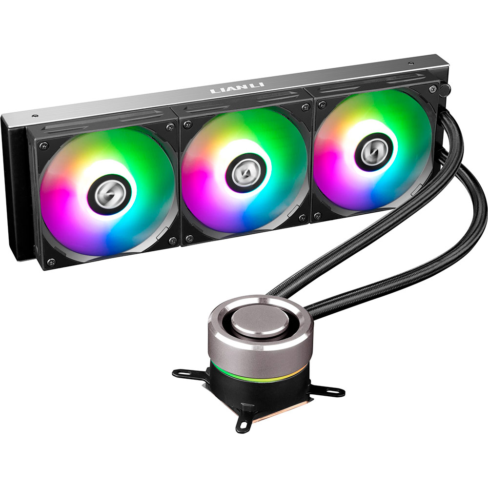 

Система водяного охлаждения Lian Li Galahad AIO 360 Black Liquid Cooler with RGB (G89.GA360B.00), Galahad AIO 360 Black with RGB