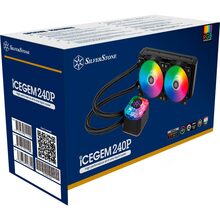 Система водяного охолодження SilverStone IceGem 240P ARGB (SST-IG240P-ARGB)