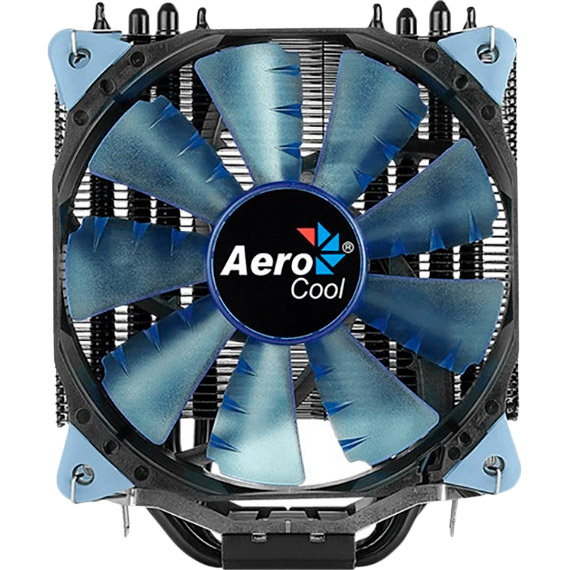 

Кулер процессорный AEROCOOL Verkho 4 Dark, Verkho 4 Dark 6mm x 4 120mm TDP 145W