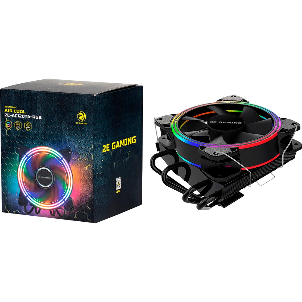 Покупка Кулер процесорний 2E Gaming Air Cool (AC120T4-RGB)