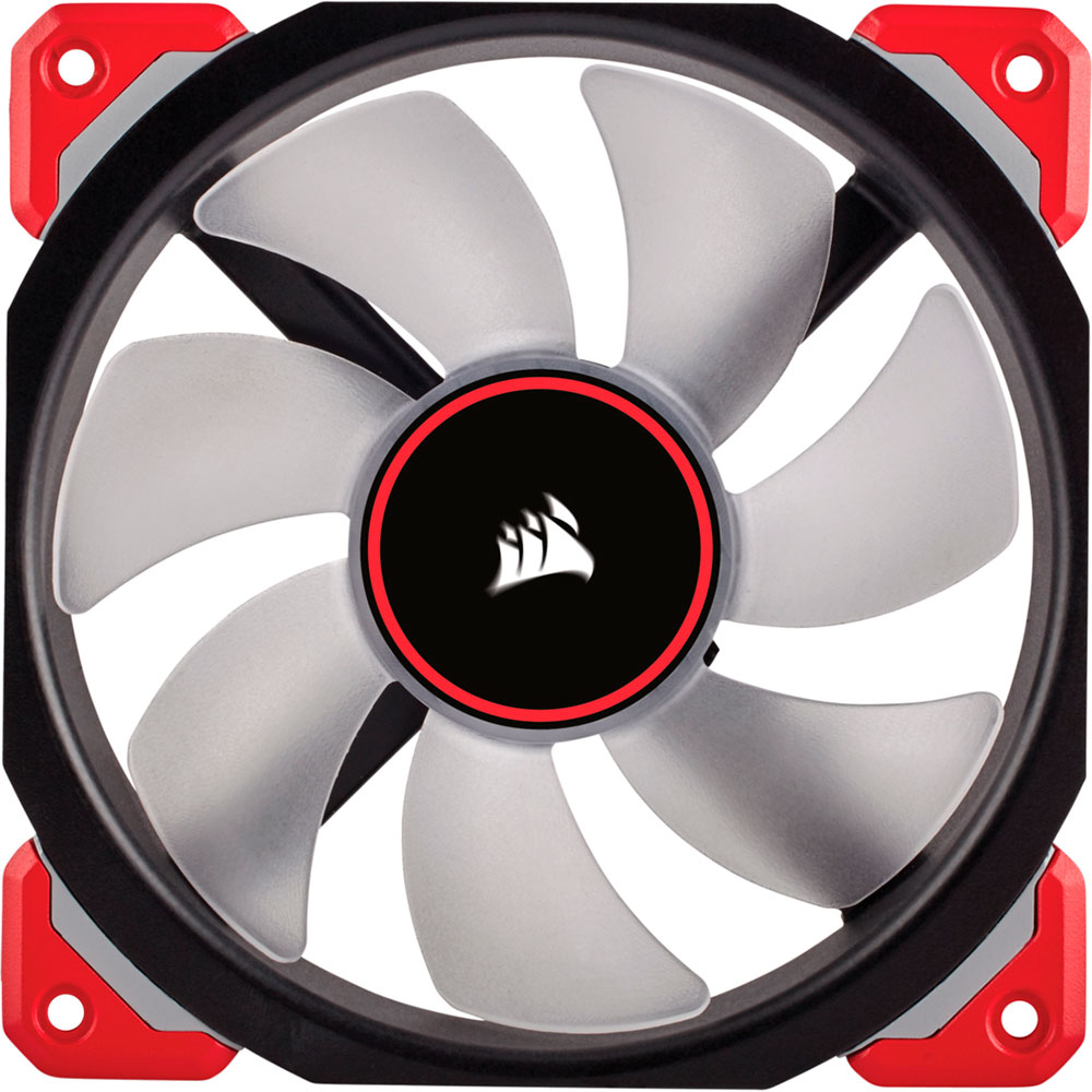 

Корпусный кулер CORSAIR ML120 Pro LED Red Black (CO-9050042-WW), ML120 Pro LED Red (CO-9050042-WW), чорний