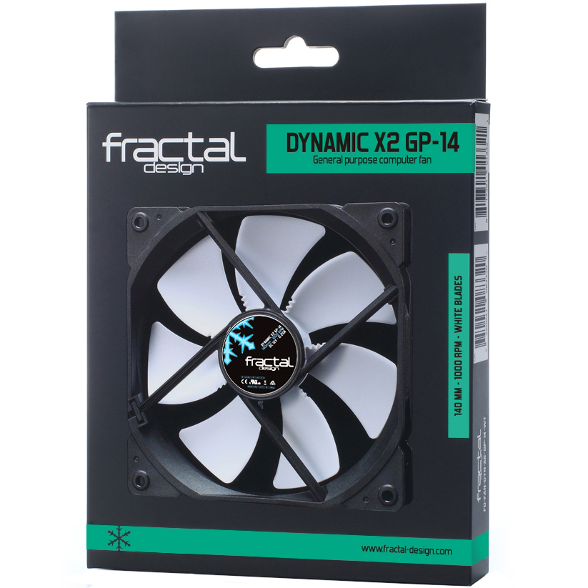 Кулер корпусний FRACTAL DESIGN DYNAMIC X2 GP-14 WH Призначення для корпусу