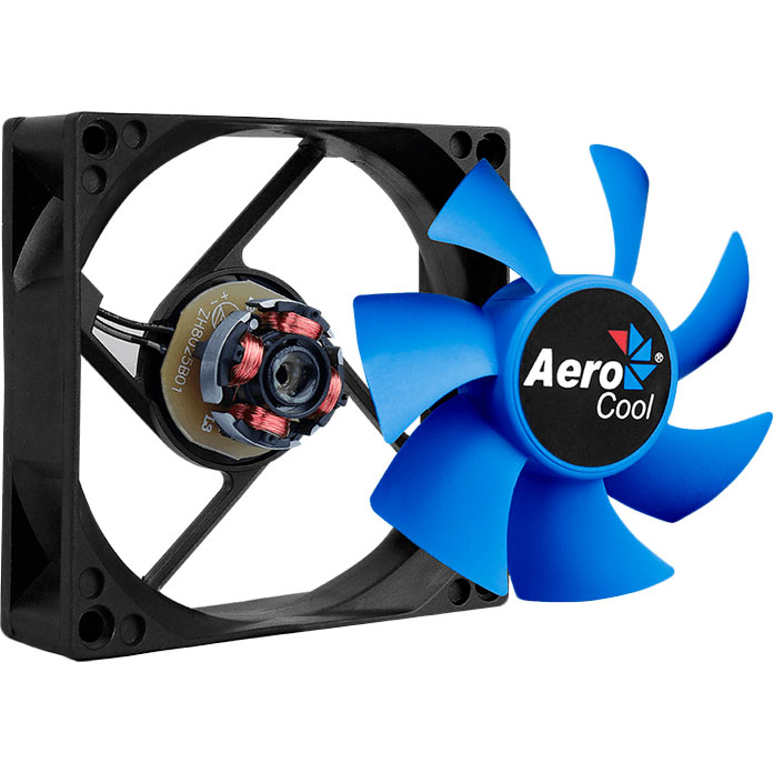 Кулер корпусный Aerocool Motion 8 80 мм Blue (Motion 8) Диаметр вентилятора, мм 80