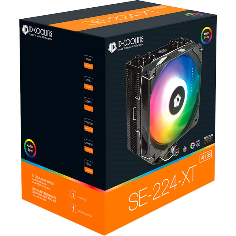 Фото Кулер процессорный ID-COOLING SE-224-XT ARGB v2