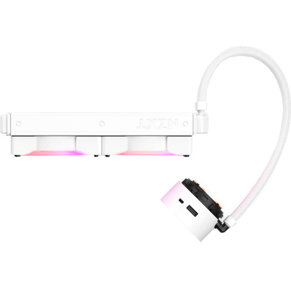 Система водяного охлаждения NZXT Kraken Z63 RGB 280 мм AIO Liquid Cooler White (RL-KRZ63-RW) Для сокета AM4