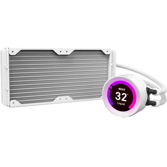 Система водяного охлаждения NZXT Kraken Z63 RGB 280 мм AIO Liquid Cooler White (RL-KRZ63-RW) Назначение для процессора