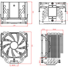 Кулер процесорний ID-COOLING SE-226-XT Black