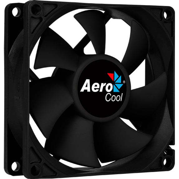 Кулер корпусный AEROCOOL Force 8 Black Molex Конструкция системы охлаждения кулер