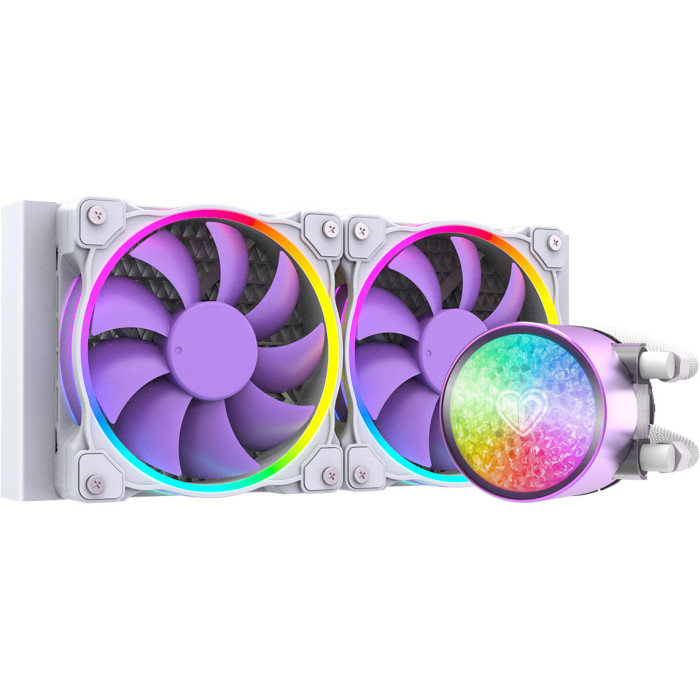 

Система водяного охлаждения ID-COOLING Pinkflow 240 Diamond Purple, Pinkflow 240 Diamond Purple, 274x120x27 мм