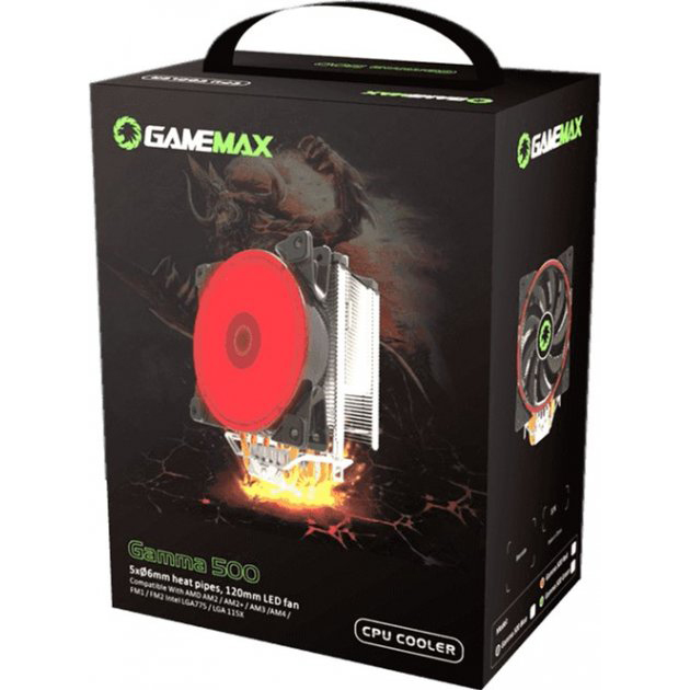 Покупка Кулер процесорний GAMEMAX Gamma 500-Green