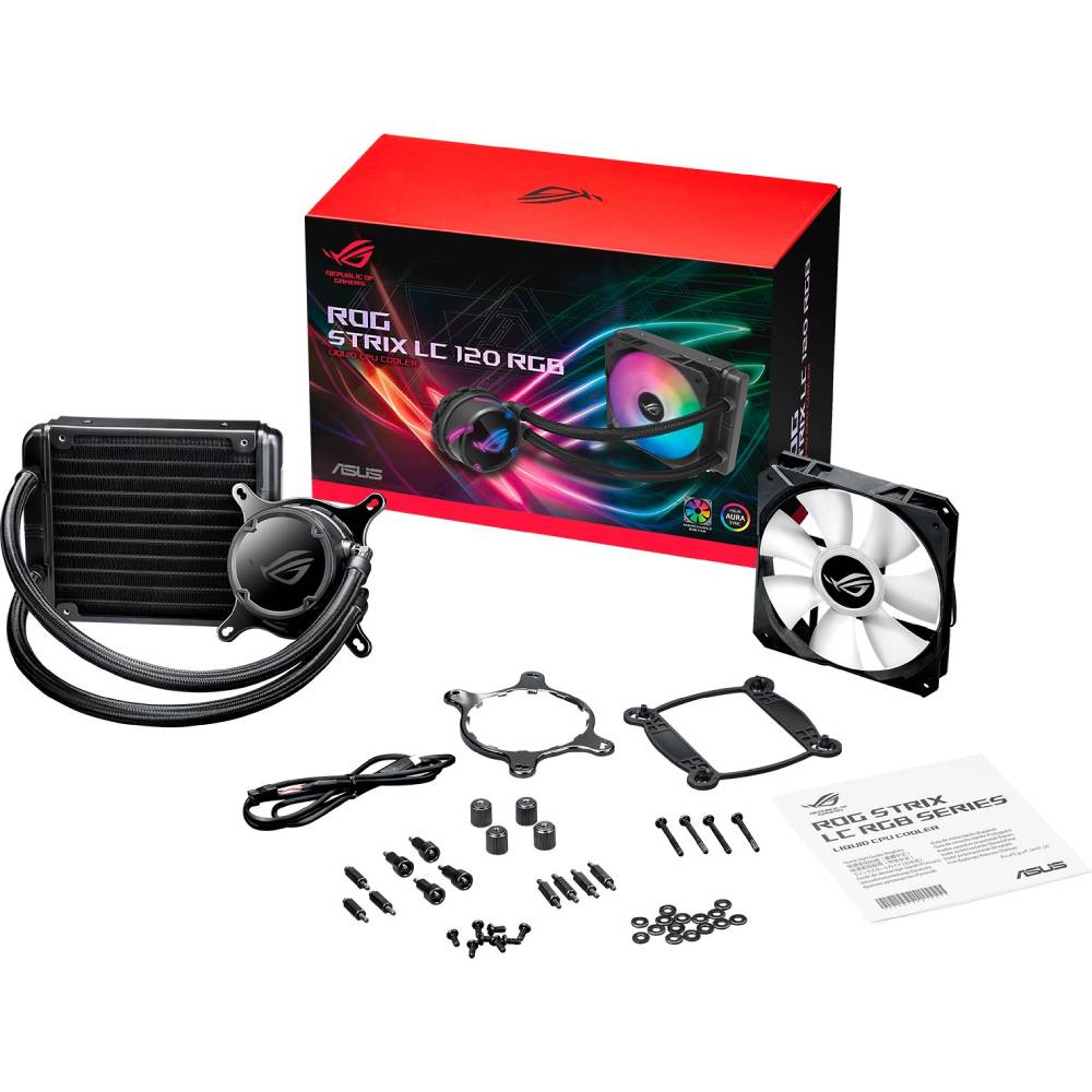 Система водяного охолодження ASUS ROG Strix LC 120 RGB (90RC0051-M0UAY0) Для сокета 1150