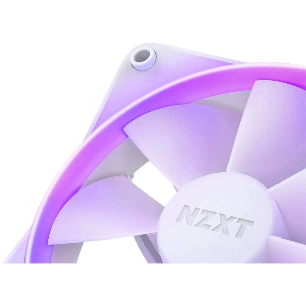 Набір кулерів корпусних NZXT F120RGB 120mm RGB Fans Triple White (RF-R12TF-W1) Підшипник гідродинамічний