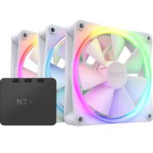 Днепр - Набор кулеров корпусных NZXT F120RGB 120mm RGB Fans Triple White (RF-R12TF-W1)