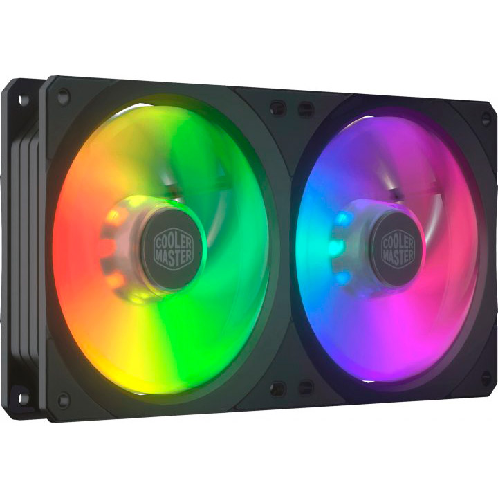 Кулер корпусный COOLERMASTER MasterFan SF240R ARGB 2 х 120 mm (MFX-B2D2-18NPAR1) Назначение для корпуса