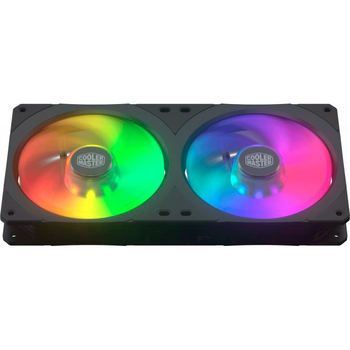 Кулер корпусный COOLERMASTER MasterFan SF240R ARGB 2 х 120 mm (MFX-B2D2-18NPAR1) Конструкция системы охлаждения кулер